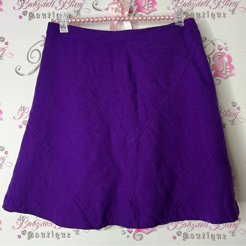 Skirt mini royal Purple Women's Skirt vintage classy classic